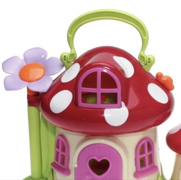 Mushroom Playhouse Whimsical Fairy Toadstool Cottage Interactive Toy - Picture 5 of 13